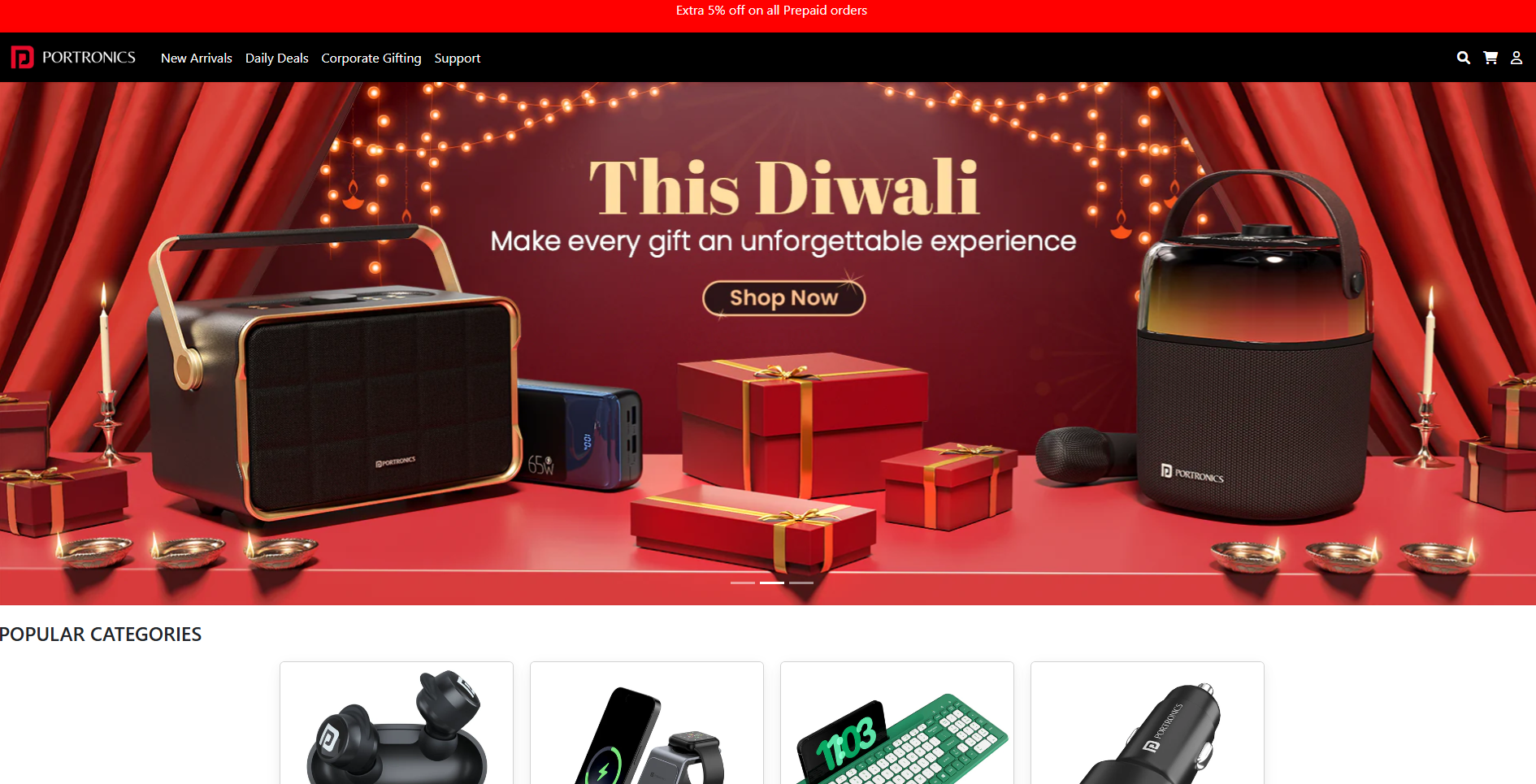 Protonic Home Page UI Clone