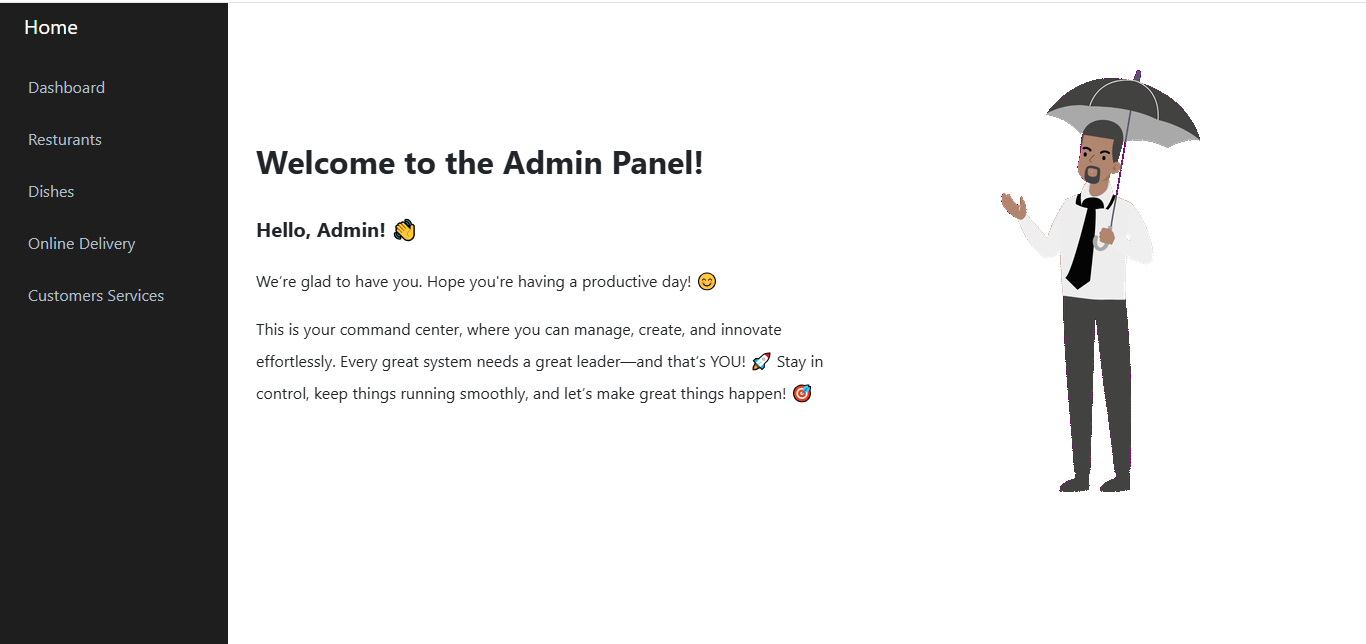 Restaurant Admin Panel