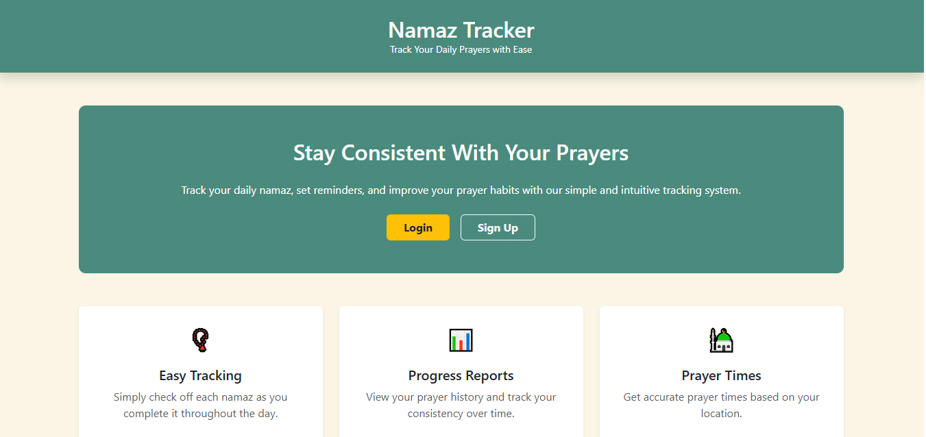 Namaz Tracking App