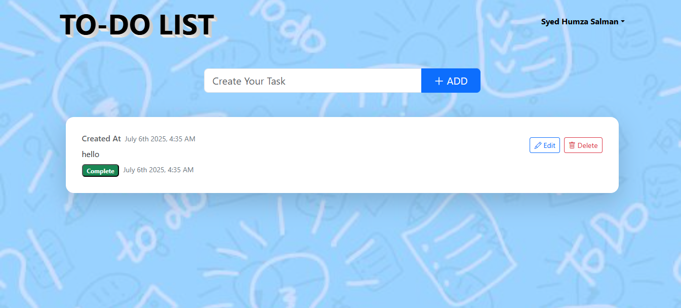 ToDo Web App